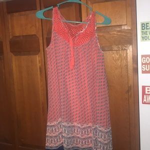 Cute Summer Dress with Tie Front Detail